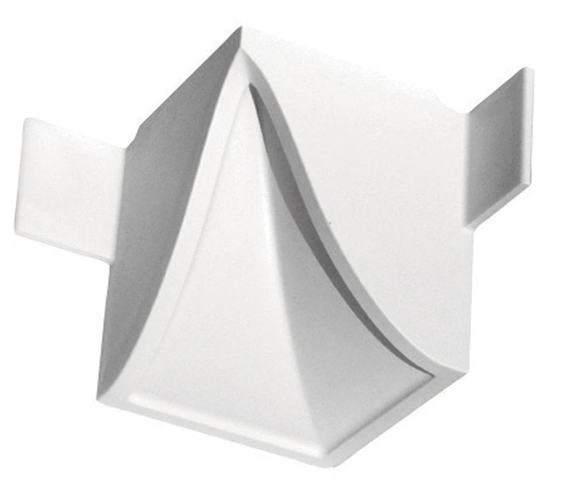 4-1/8 Inch Inside Corner Trim - Prefinished White Polyurethane Molding
