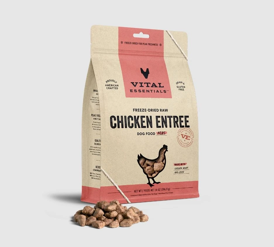 Freeze Dried Chicken Nibs For Dogs, 14 Ounces Of Raw Nutrition