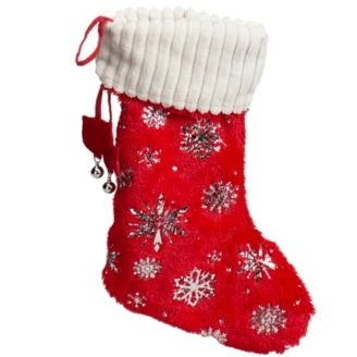 Puttin' On The Glitz Christmas Cat Stocking With Festive Design