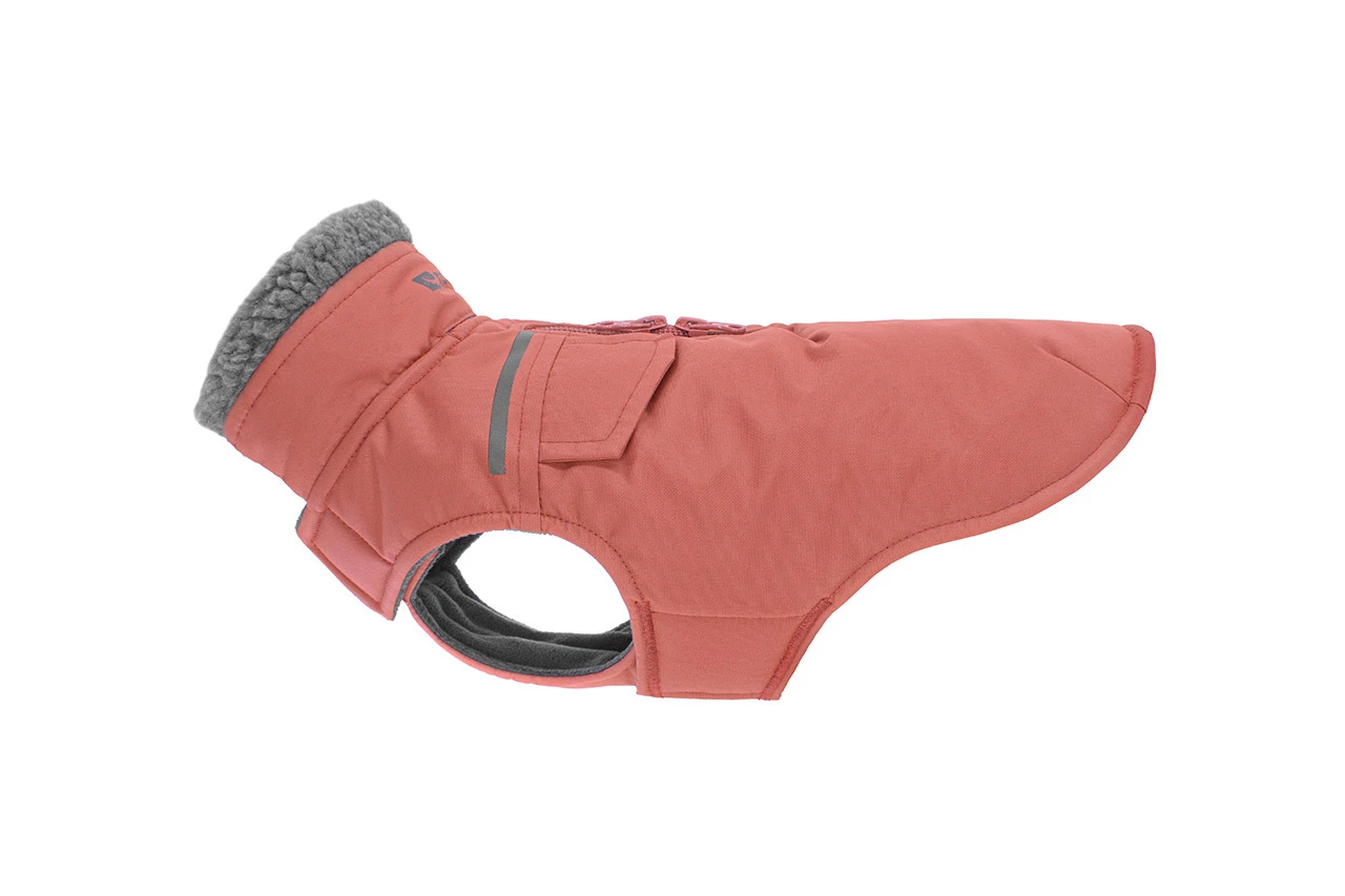 District Parka Dog Coat, Clay, Size 10 - Insulated & Waterproof