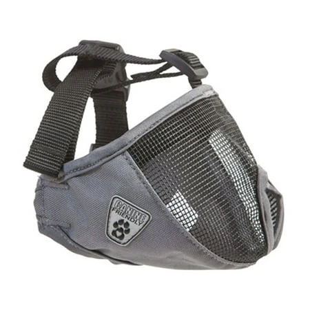 Short Snout Dog Muzzle - Gray - X-large Size For Comfort
