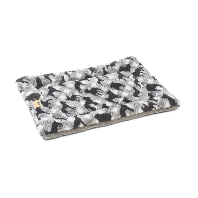 Montana Nap Gray Rectangle Pet Bed 35 In. L X 22 In. W