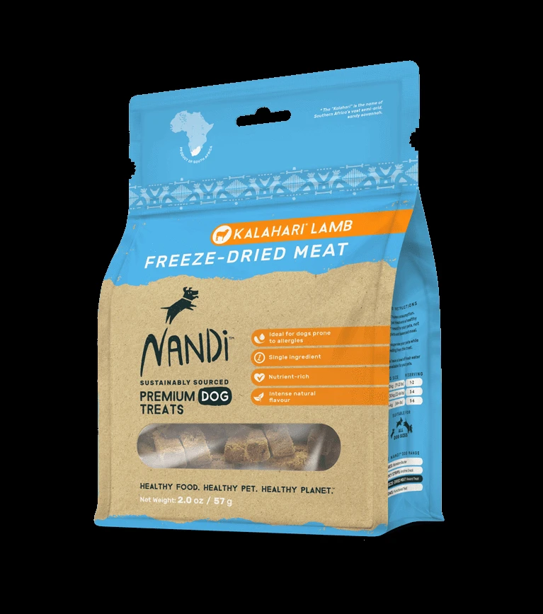 098003 2 Ounce Kalahari Freeze Dried Lamb Treats For Pets