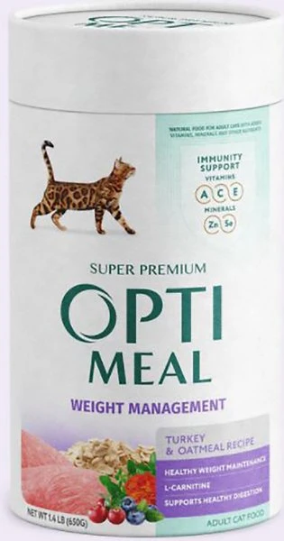 Adult Weight Management Turkey & Oatmeal Dry Cat Food, 1.4 Pounds