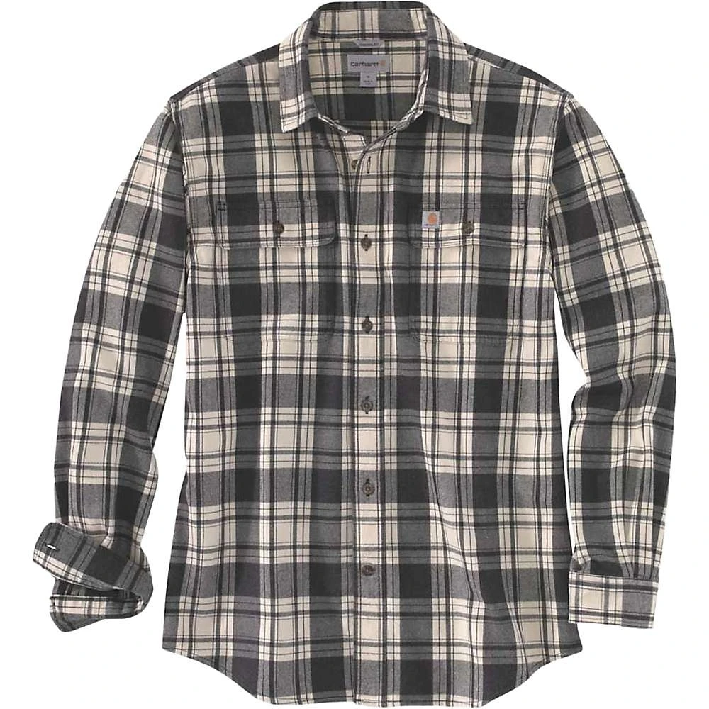 Men's Hubbard Plaid Shirt - Medium Regular - Black Heather