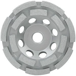 49-93-7750 4 Inch Diamond Cup Wheel Double Row For Concrete Grinding