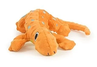 Amphibianz Gecko Durable Plush Dog Toy With Chew Guard Technology And Squeaker