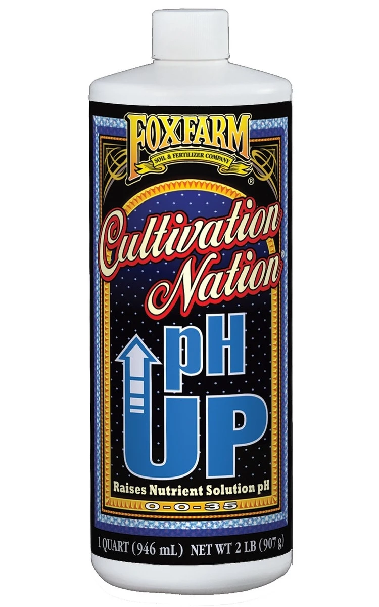 5039075 Cultivation Nation Ph Up Solution, 1 Quart For Optimal Plant Growth