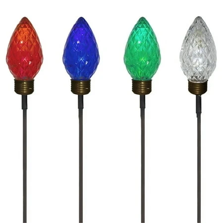 Symphony Of Lights Color Changing Pathmarkers Set Of 4 Decorative Lights