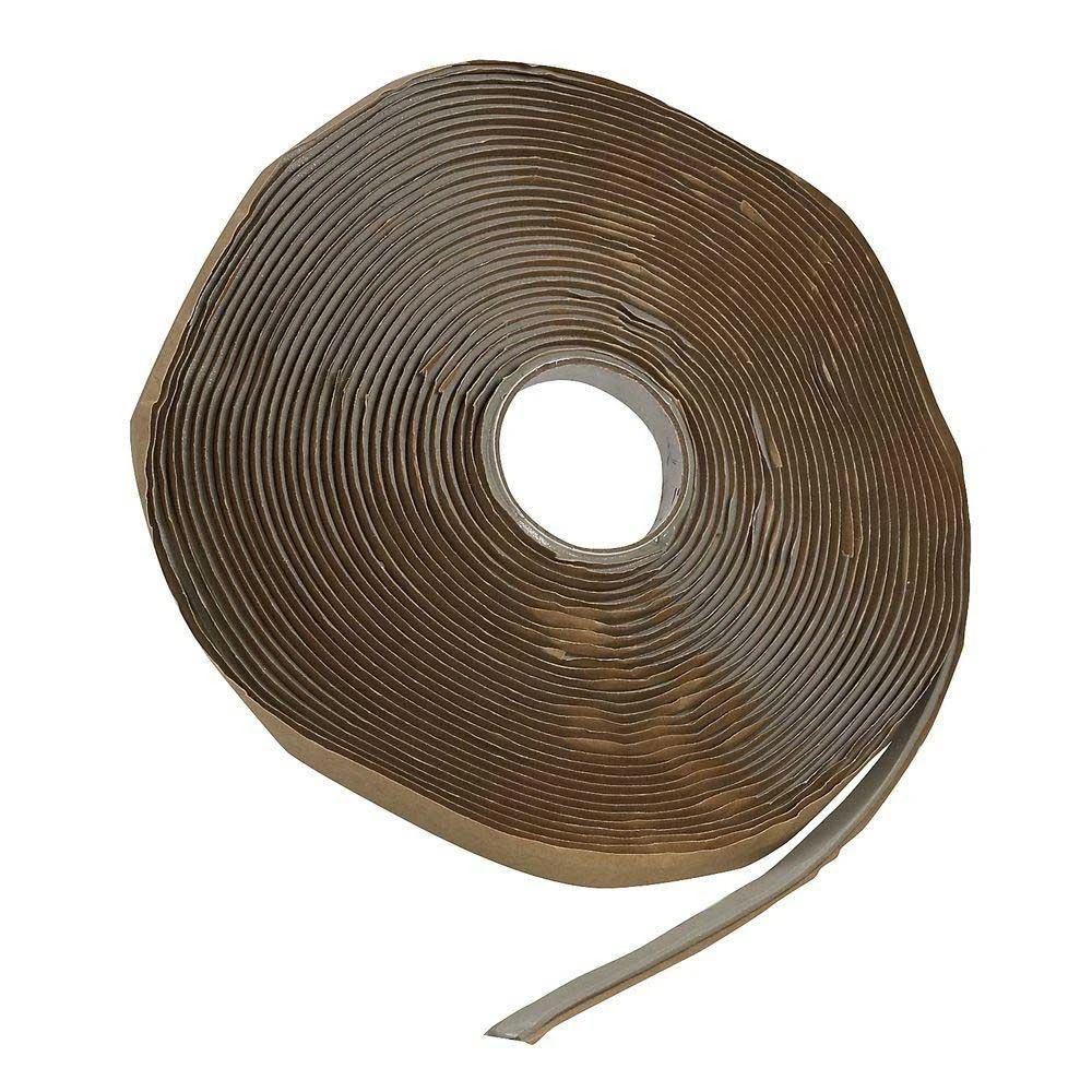 50 Feet Butyl Sealant Tape For Roofs - Gray Waterproof Accessory