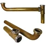 03-2901 L.a. Code End Outlet Tee And Waste Arm, 1.5-inch Slip Joint Connection, Rough Brass