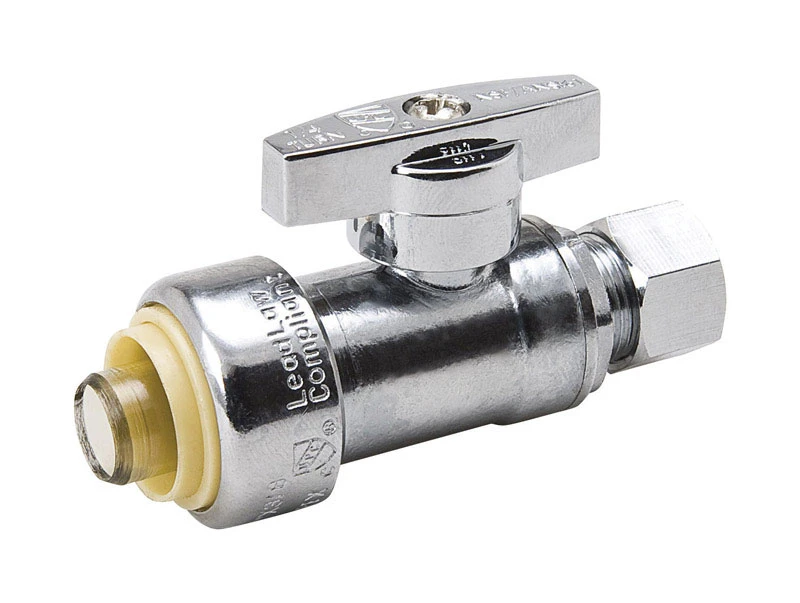 Push Compression Brass Compression Valve 191-932hc For Plumbing Applications