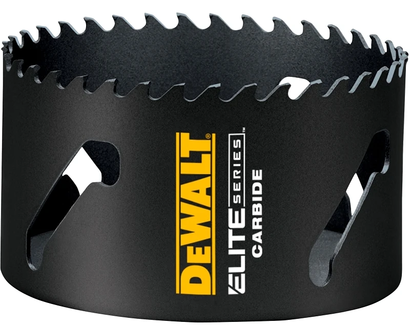 Elite Series 4 Inch Carbide Tipped Hole Saw For Metal And Wood Cutting