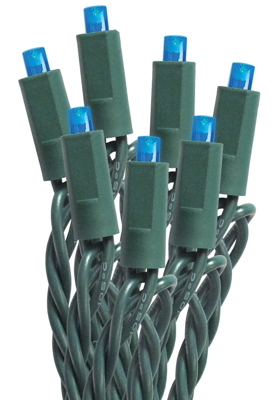Santas Forest 27354 Led Micro Mini String Lights, Blue, 50 Count For Indoor/outdoor Use