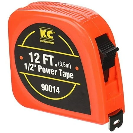 90014 Power Tape, Neon Orange, 12 Inch Measuring Tool