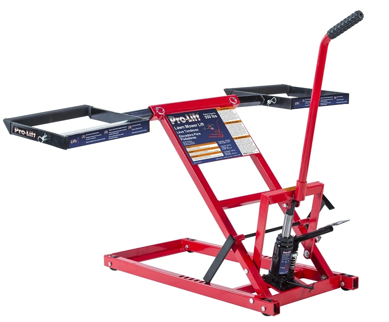 T-5355a Mower Lift, 23 Inch Lift Capacity, 550 Pound Steel Construction