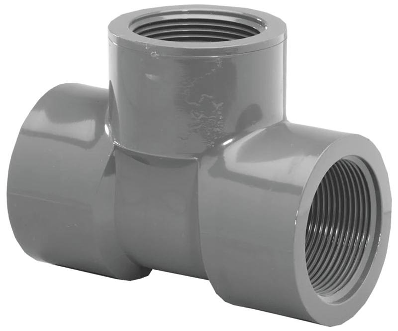 3/4 Inch Pvc Fip Tee Fitting For Plumbing Applications