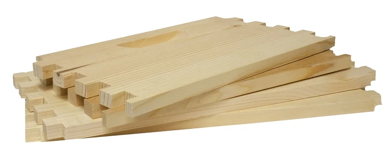Wwbum-102 Medium Bee Hive Box, Ponderosa Pine For Langstroth Hive