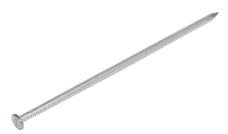 7 Inch Galvanized Steel Spike Gutter Fasteners - 25 Pound Box