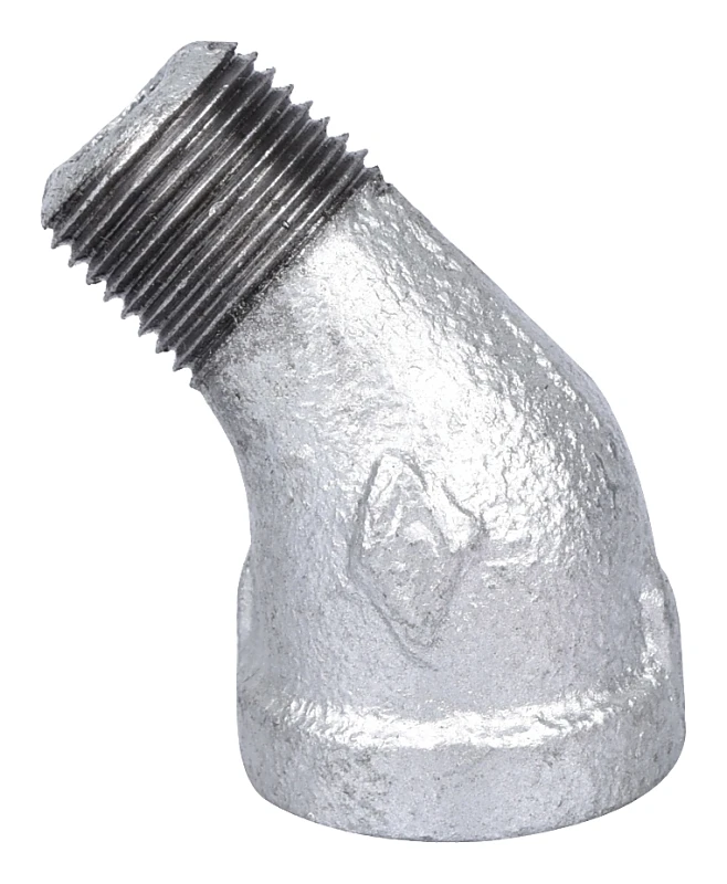 3/8 Inch 45 Degree Galvanized Elbow Street Fitting