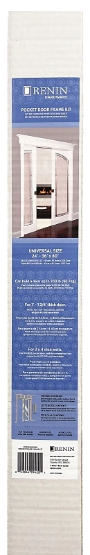 Heavy-duty Pocket Door Frame 36 X 80 With 72 In Track Set