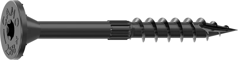 Exterior Fasteners Screw 2-7/8 Inch X 5/16 Inch Flat Head