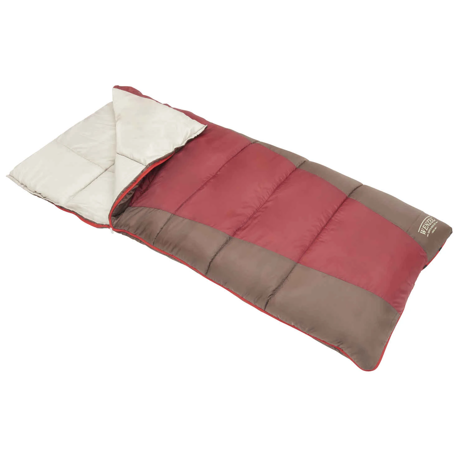 Red Sleeping Bag 3 In. H X 33 In. W X 78 In. L 1 Pc. For Camping