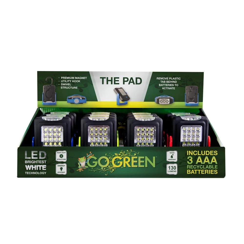 23 Led Pad Magnetic Light Display - 12-piece Set, Model Gg-113-23pad