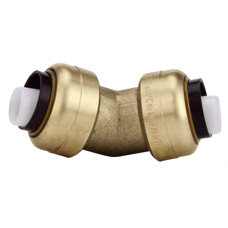 1/2 Inch Brass Push-to-connect 45-degree Elbow - Model Fsbe1245