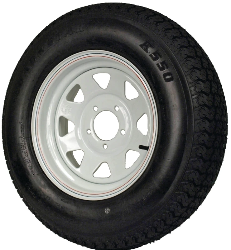 Dm205d4c-5ct/ci Utility Trailer Tire, 1760 Lb Capacity, 4-1/2 In Bolt Circle