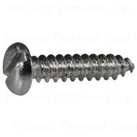 8 X 3/4 Inch Aluminum Slotted Pan Sheet Metal Screws - Durable Fasteners For Various Applications