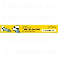 Slotted Tapping Screws Midwest Assortment - Versatile Fasteners For Various Applications