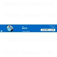 Coarse Uss Hex Nuts Midwest Assortment - Durable Steel Fasteners For Various Applications