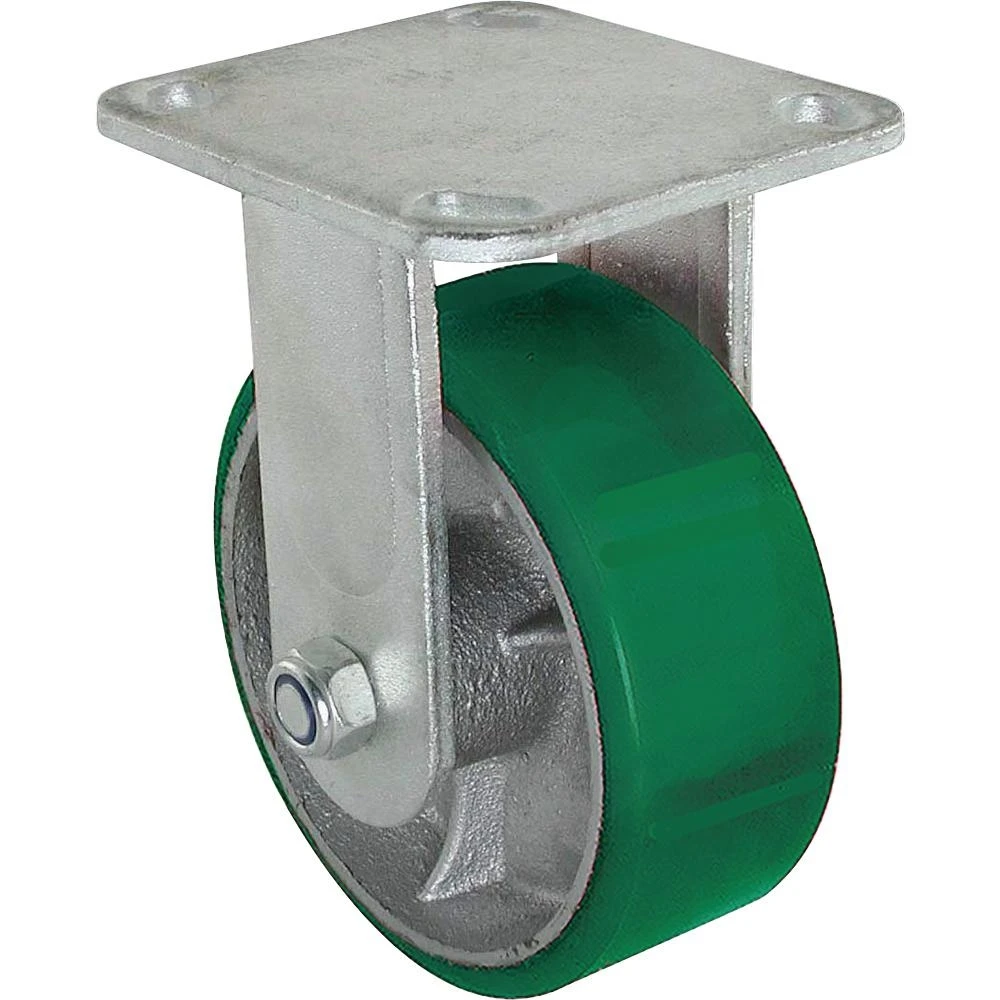 8 Inch Polyurethane Rigid Caster With 1000 Pound Load Rating - Model 3175