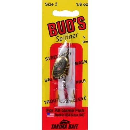 Wordens Bud's Spinner Size 2 Brass Fishing Lure - Premium Quality