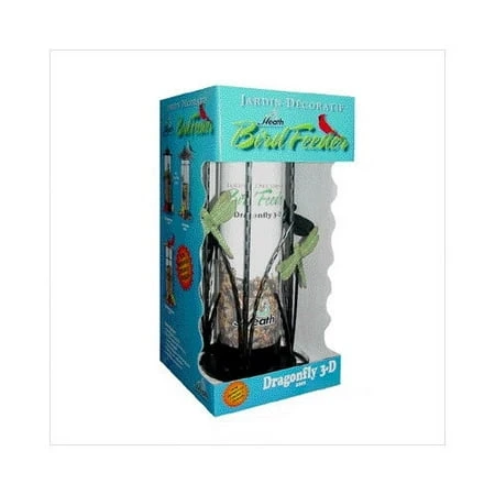 3-d Dragonfly Bird Feeder With Vibrant Colors And Durable Design