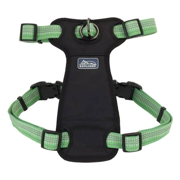 K9-explorer Brights Reflective Harness Front Connect Padded 20-30" Meadow