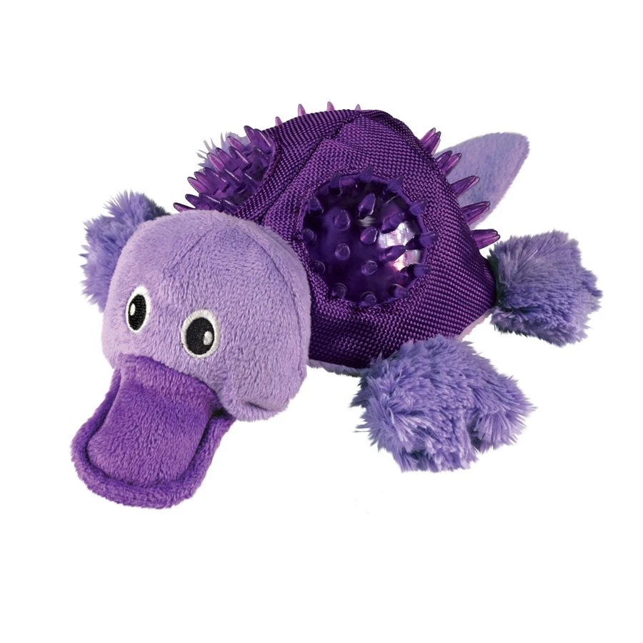 Shells Platypus Dog Toy Medium 56037705 Durable Plush Squeaky