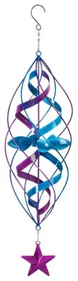 Double Layer Hanging Wind Twirler - Decorative Outdoor Spinner