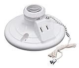 S860wcc18 Phenolic Lamp Holder 250-volt 250-watt Easy Installation White