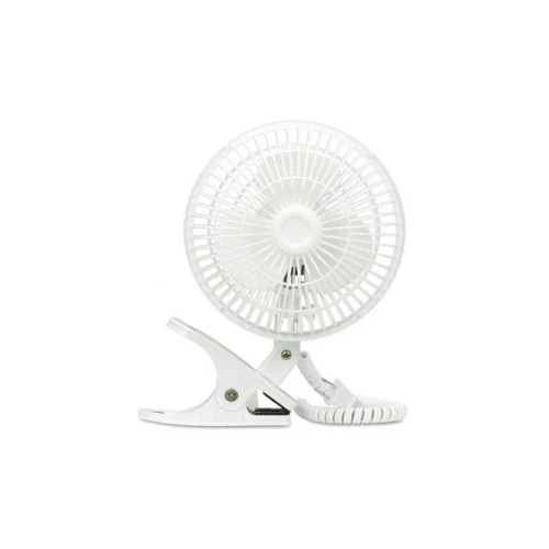 6 Inch Two-speed Personal Clip-on Fan With Adjustable Head And Quiet Operation