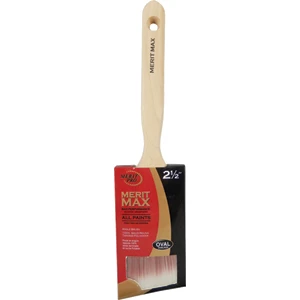 9317 2.5 Inch Merit Max Angled Oval Advantage Paint Brush With Sash Handle
