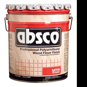 89105 5 Gallon Satin Absco Polyurethane Wood Floor Stain