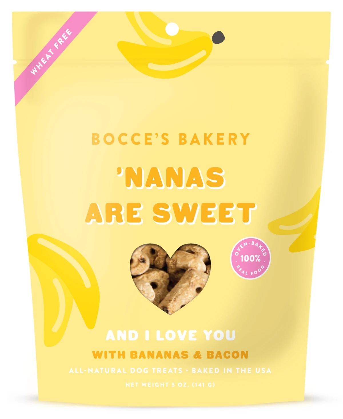 Nanas Are Sweet 5 Ounce Dog Treats - Natural Biscuit Snacks