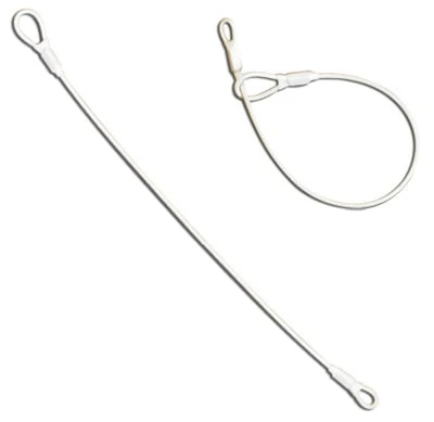 100CT 8" WHT Lanyard