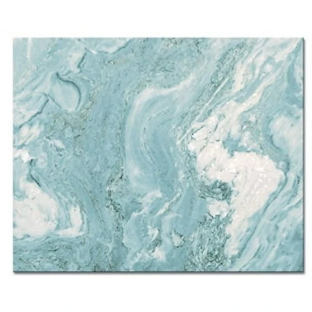 Teal Quartz Glass Cutting Board 15 X 12 Inches