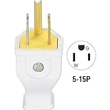 Sa399w Grounded Plug With 15 Amp Rating And Durable Design