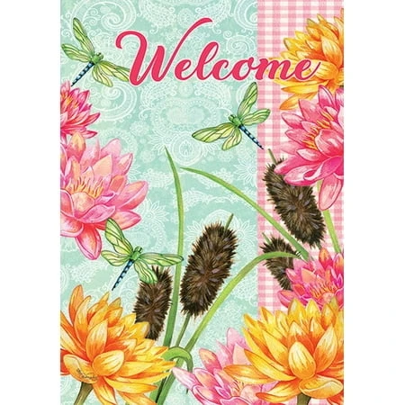 Lemon Wreath Home Sweet Home Decorative Flag, 12 X 18 Inches, Double Sided