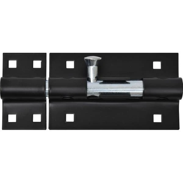 Black 5 Inch Heavy Duty Cupboard Barrel Bolt For Secure Locking