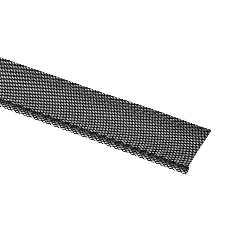 5 In. W X 48 In. L Gray Galvanized Steel Gutter Guard